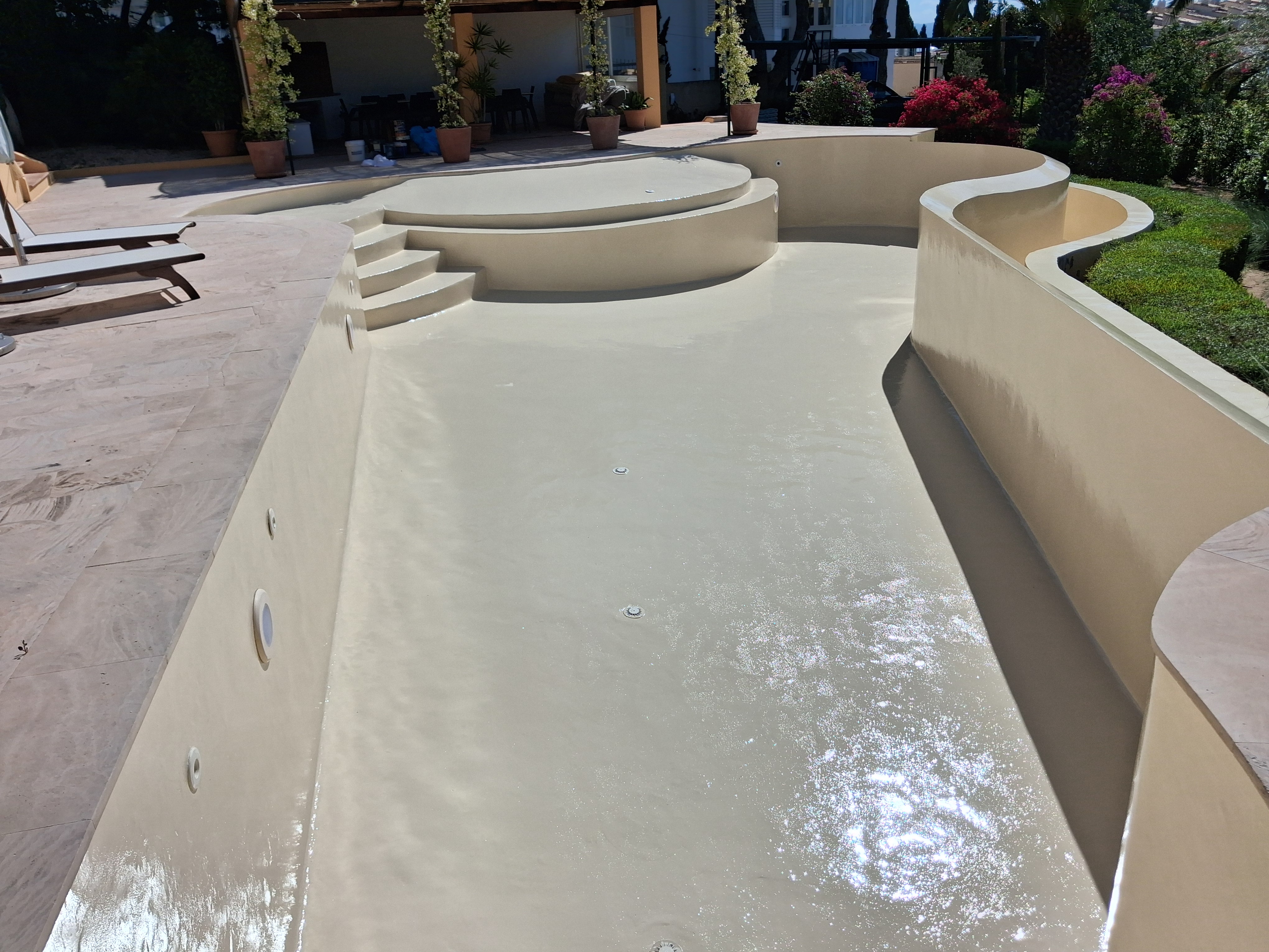 Rehabilitacion y pintura de fachada en Valldemossa, Mallorca