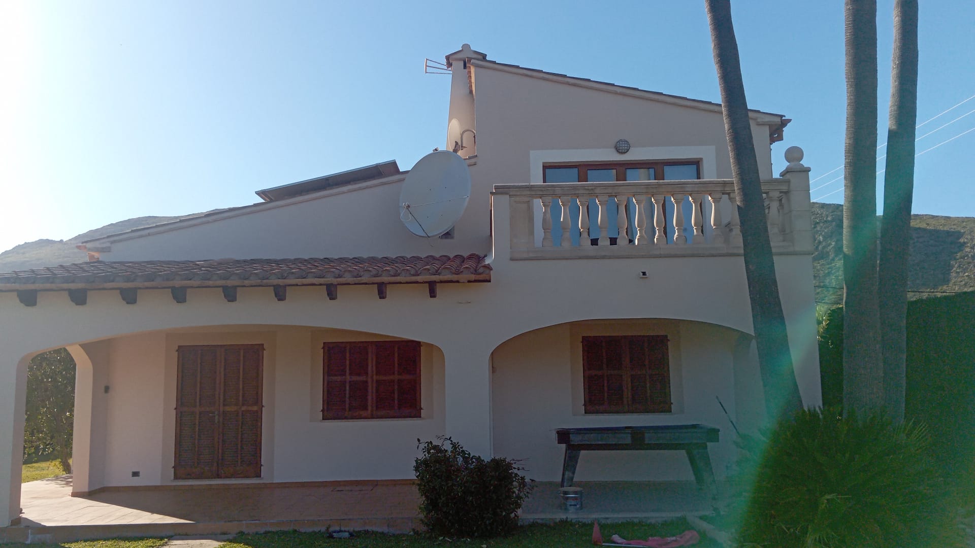 Impermeabilizacion y acabado exterior en Sencelles, Mallorca