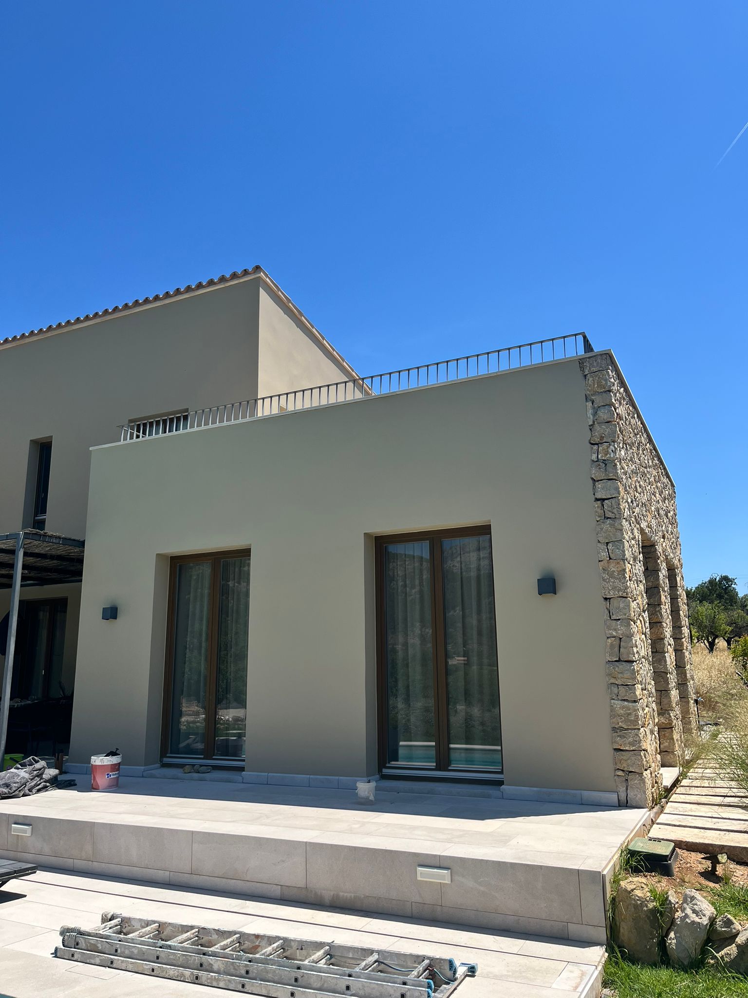 Impermeabilizacion y acabado exterior en Alaró, Mallorca